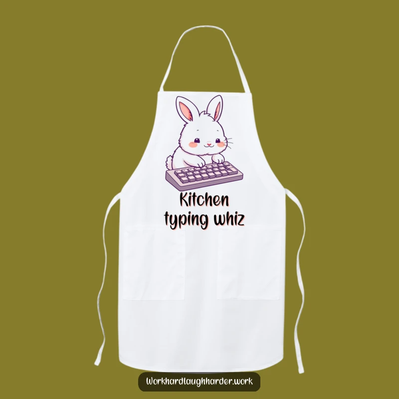 Funny Rabbit Coder Apron - Chef's Choice for Digital Kitchen Fun