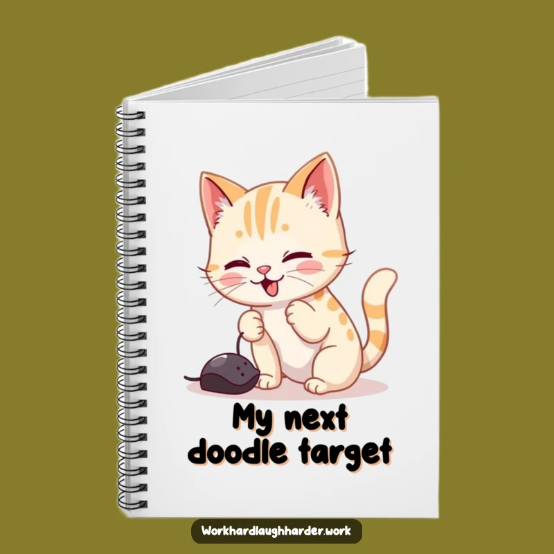 Funny Cat Mouse Cursor Notebook: Jot Down Playful Ideas